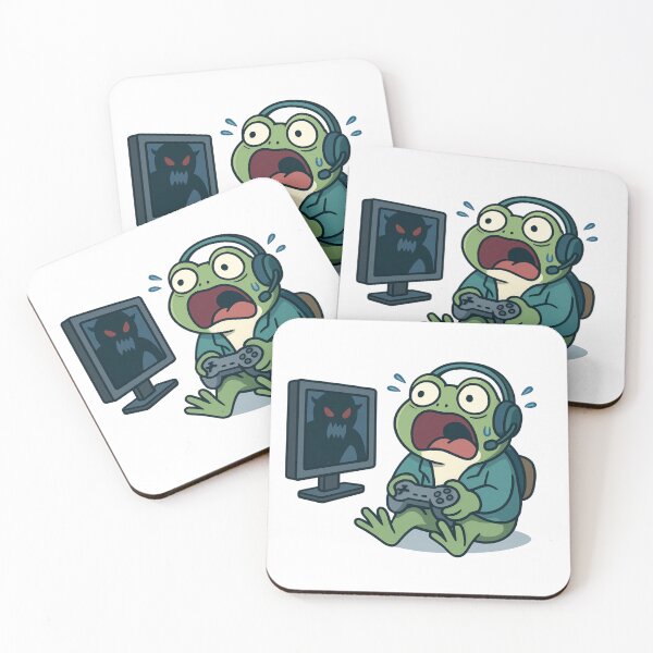 Item preview, Froggy Got Jump Scared While Gaming designed and sold by ALITOPRINCE.
