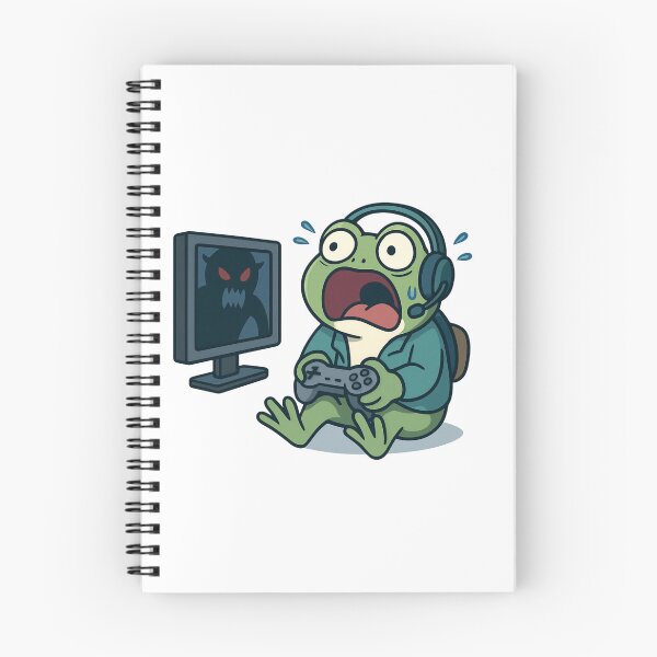 Item preview, Froggy Got Jump Scared While Gaming designed and sold by ALITOPRINCE.