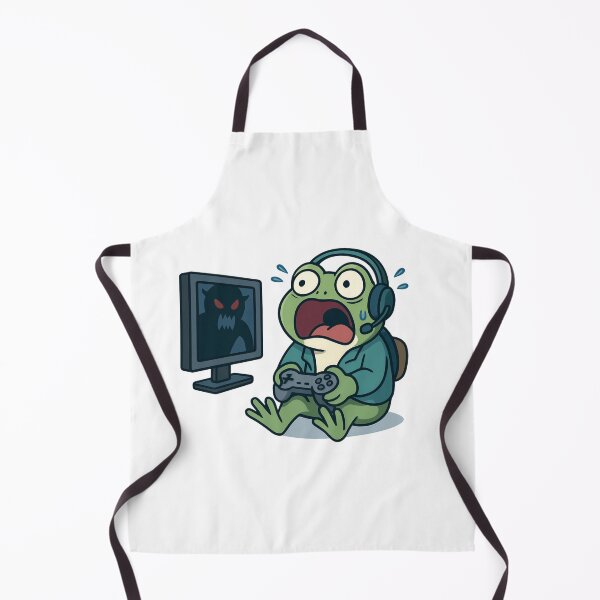 Item preview, Froggy Got Jump Scared While Gaming designed and sold by ALITOPRINCE.