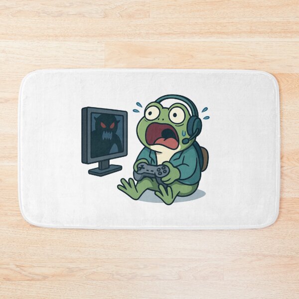Item preview, Froggy Got Jump Scared While Gaming designed and sold by ALITOPRINCE.