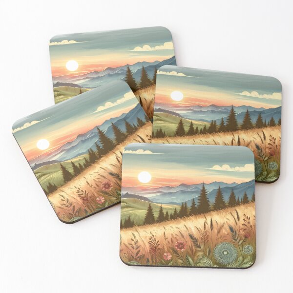 Item preview, Patterns of Nature Forests Prairie Sunset Horizon designed and sold by BreezyDawnDesigns.