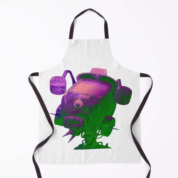 Item preview, Spiked Cab Unit BND-09 – Retro Robot in Acid Neon designed and sold by chamnongart.