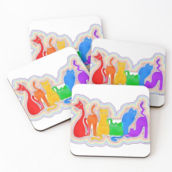 Item preview, Weird Rainbow Cats (Creatures) designed and sold by JessaKinney.
