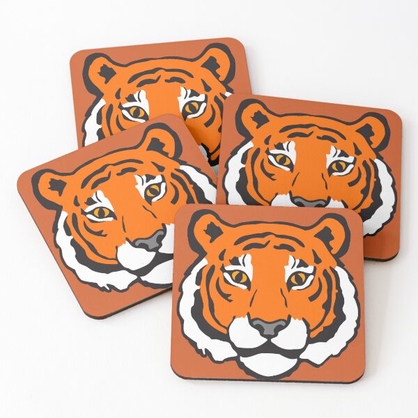 Item preview, Fierce Focus – Bold Tiger Face designed and sold by donwillisjrart.