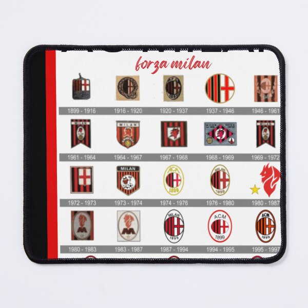 Item preview, AC Milan Logo History  designed and sold by walkingredcard.