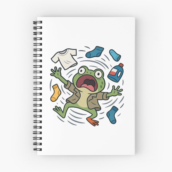 Item preview, Froggy in a Tornado of Laundry designed and sold by ALITOPRINCE.