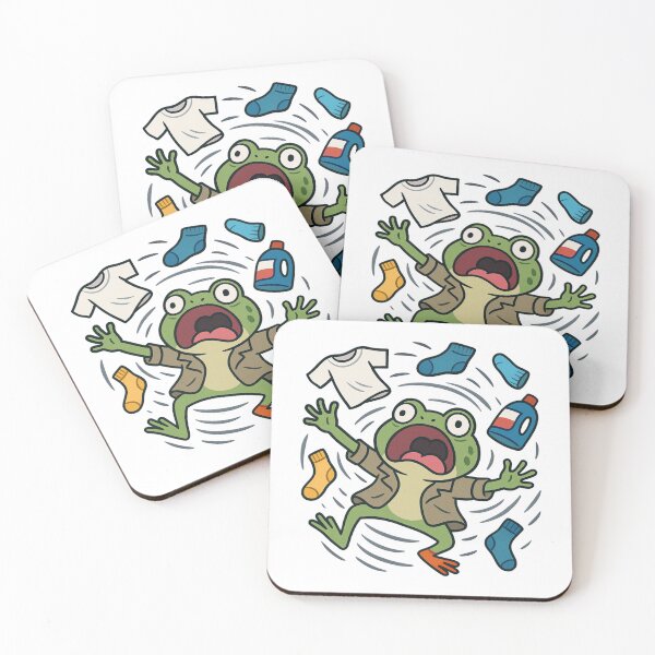 Item preview, Froggy in a Tornado of Laundry designed and sold by ALITOPRINCE.
