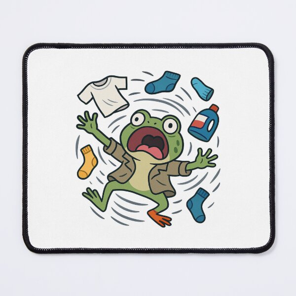 Item preview, Froggy in a Tornado of Laundry designed and sold by ALITOPRINCE.