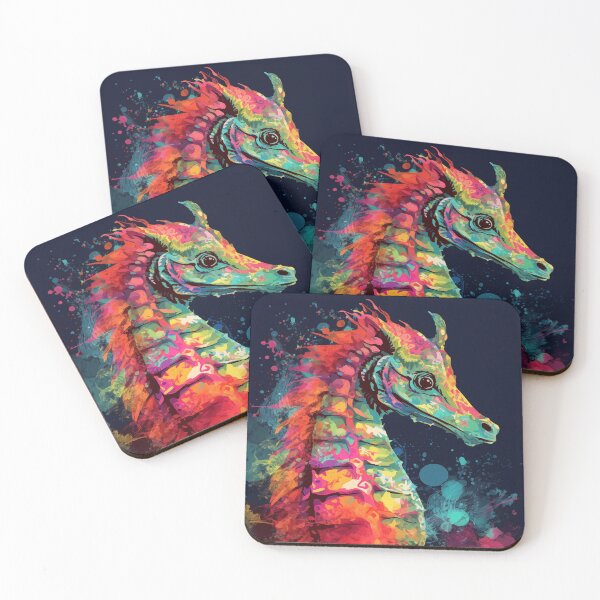 Item preview, Seahorse Popart designed and sold by RedHandedOD.