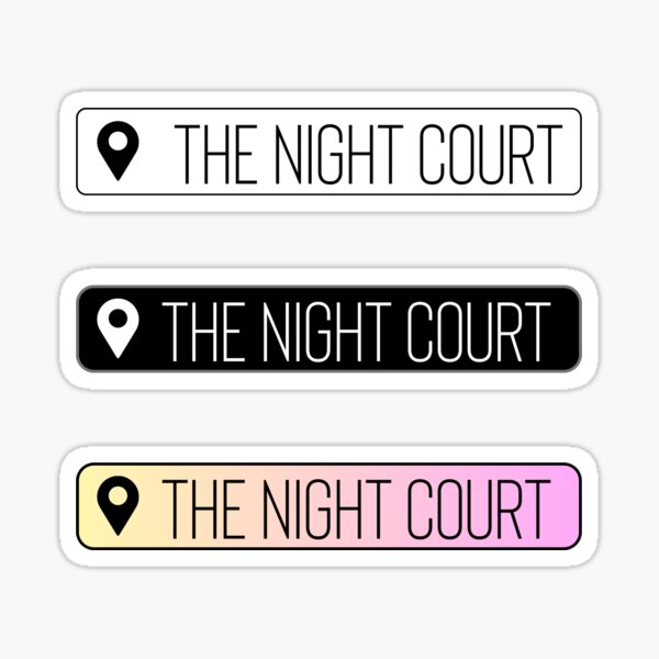 Artikel-Vorschau von Das Nachtgericht Location Tag ACOTAR Merch, designt und verkauft von SpicyPisces Art Co.