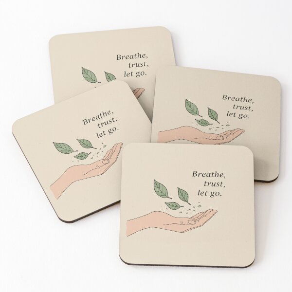 Item preview, Breathe, trust, let go designed and sold by FrameitAntonio.
