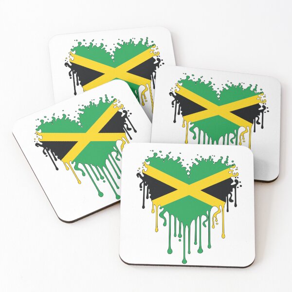 Item preview, Heart Shaped Jamaican Flag – Island Pride Graphic designed and sold by WHDProduction45.