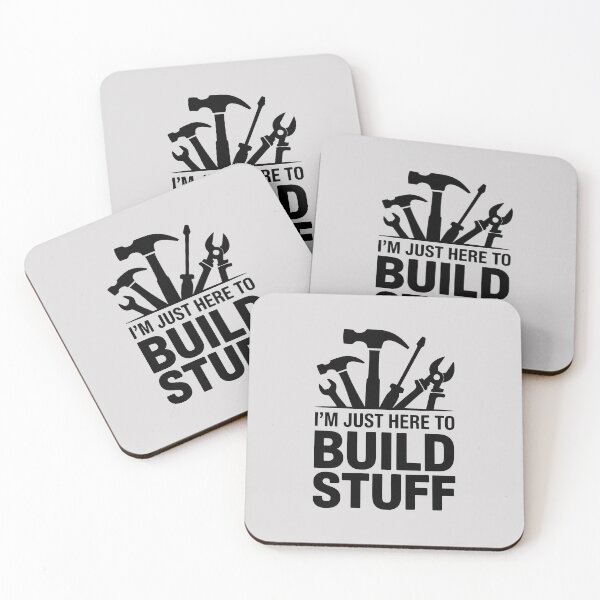 Item preview, I'm Just Here to Build Stuff designed and sold by Jollys-ArtShop.