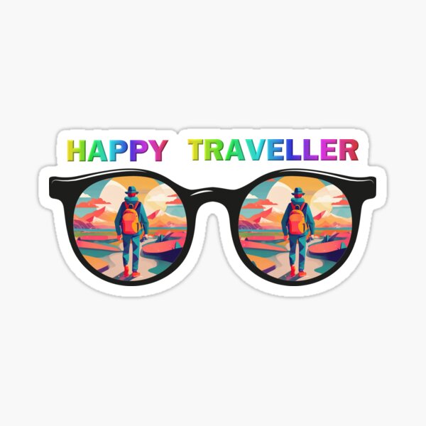 Item preview, Happy Traveller designed and sold by ArtShare.