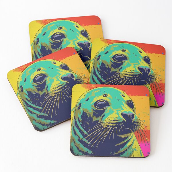 Item preview, Seal Popart designed and sold by RedHandedOD.
