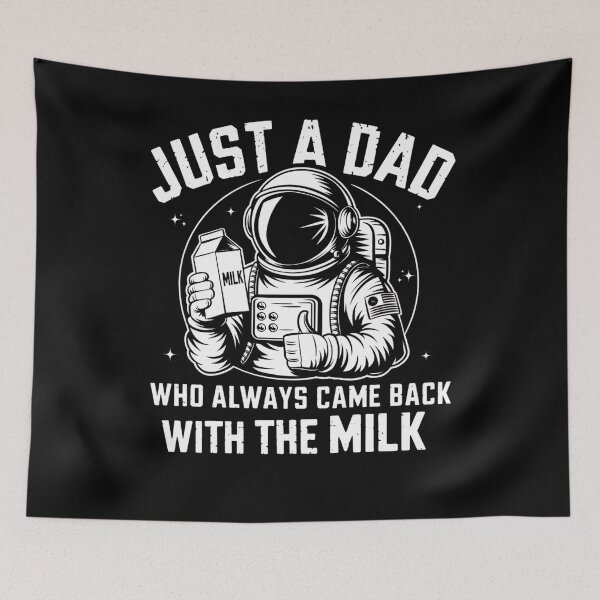 Item preview, Just A Dad Who Always Came Back With The Milk designed and sold by ArtByKatti.