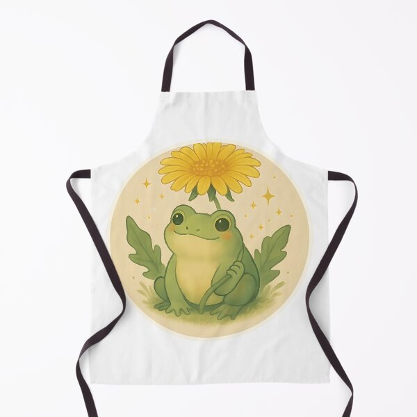Item preview, Dandelion Frog – Whimsical Frog and Flower Sticker for Nature & Cottagecore Lovers designed and sold by WAUZ.