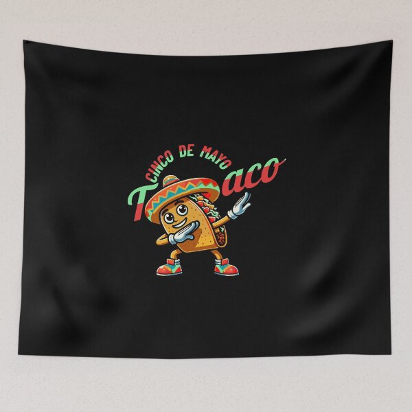 Item preview, Cinco De Mayo Taco Mascot Fun Fiesta Design designed and sold by ArtDesignTp.