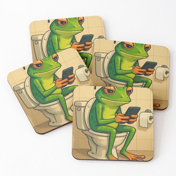 Item preview, Toadally Chilling - Frog with Style designed and sold by M-Masterpieces.