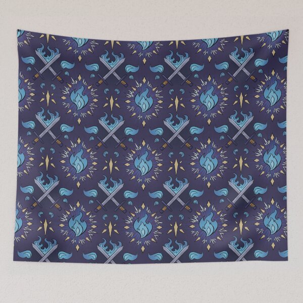 Item preview, Blue Flame Print designed and sold by eueuesart.