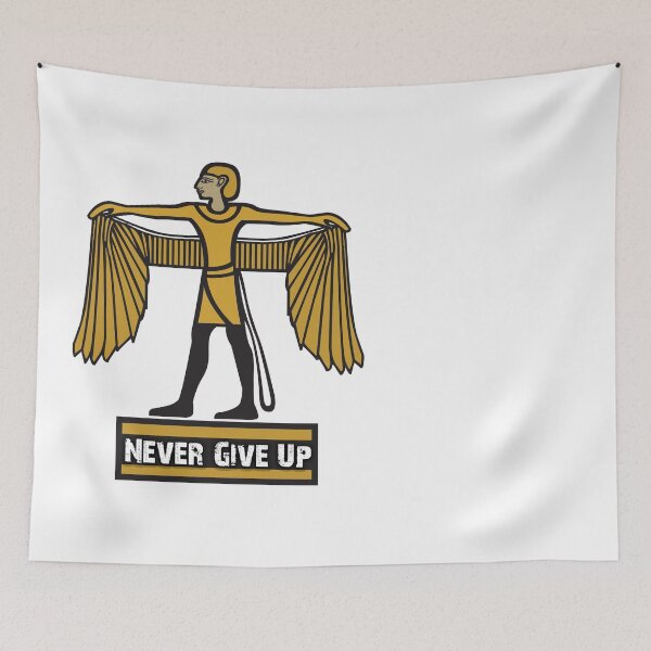 Item preview,  never give up Pharaohs Trend designed and sold by Onion club .
