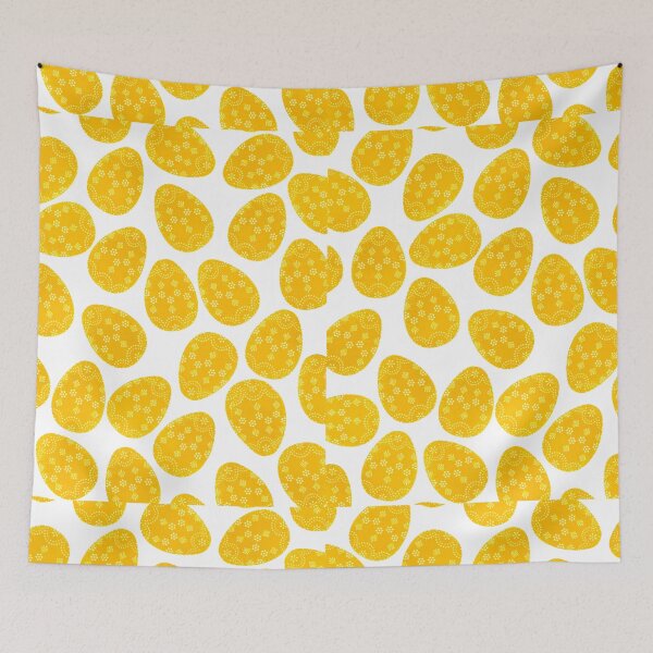 Item preview, King's Easter Hunt | Easter Hunt | Easter Eggs | Easter | Yellow | White | Easter Designs designed and sold by Kingcls.