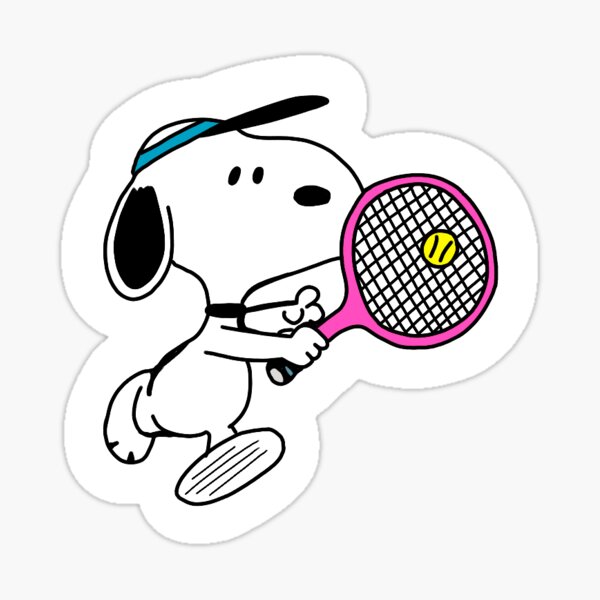 Item preview, tennis snoopy designed and sold by arielle1811.