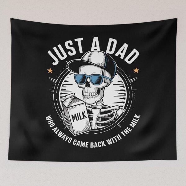 Item preview, Just A Dad Who Always Came Back With The Milk designed and sold by ArtByKatti.