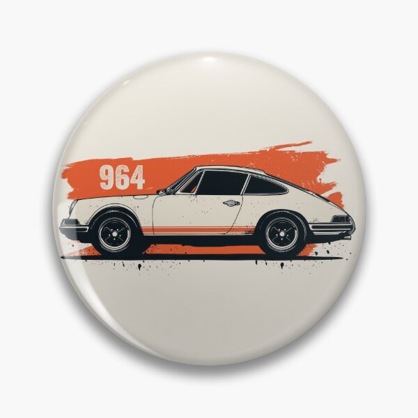 Item preview, Vintage Porsche 964 911 Illustration designed and sold by blackdogshop.