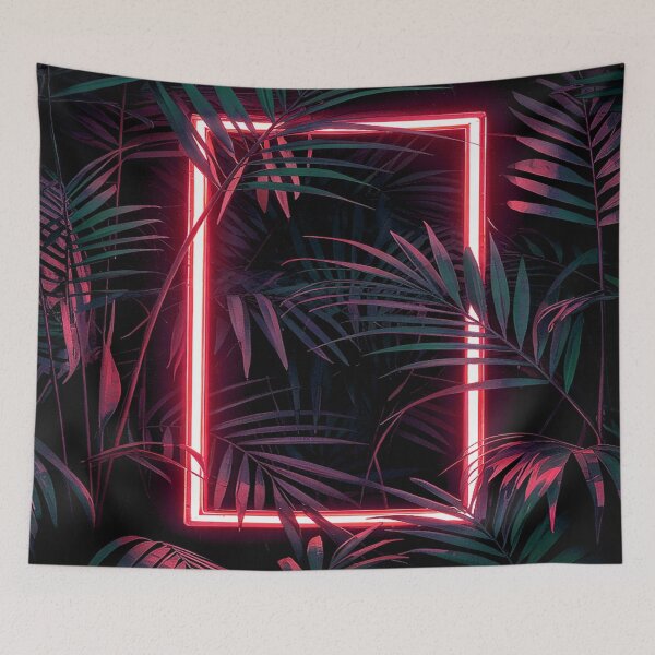 Item preview, Illuminated Tropical Haven - Red designed and sold by Exodoi.