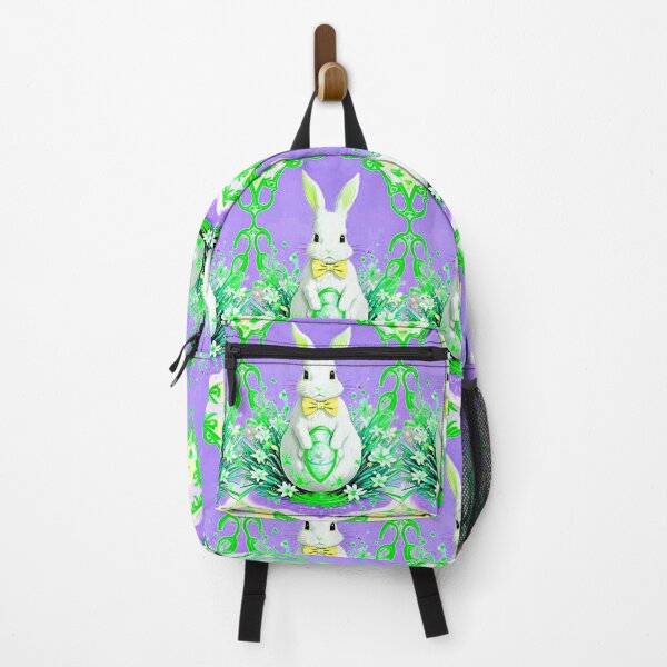 Item preview, Bunny Easter Floral - Spring Art designed and sold by Earth Nature Creations.