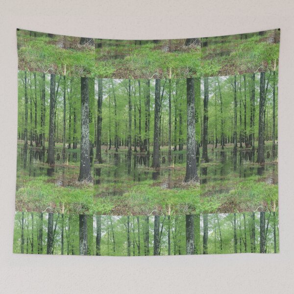 Item preview, Green Beautiful Forrest after the Rain designed and sold by Linda La Guardia.