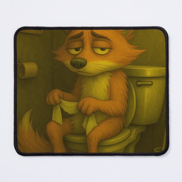 Item preview, Toilet crisis - fox desperate designed and sold by M-Masterpieces.