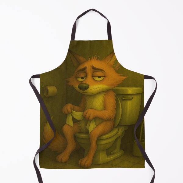 Item preview, Toilet crisis - fox desperate designed and sold by M-Masterpieces.