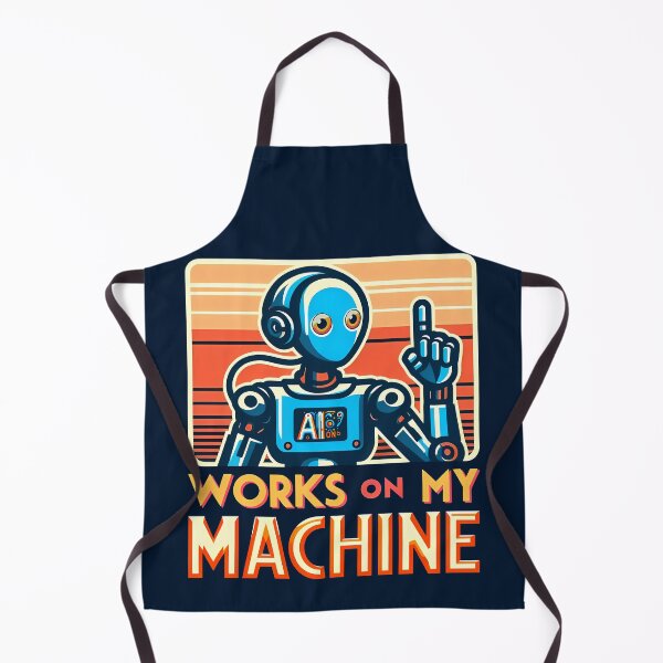 Item preview, Works on my Machine, typography designed and sold by maxmaj.