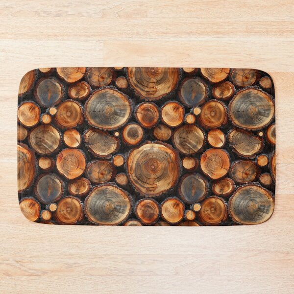 Item preview, Rustic Wood Slice Mosaic designed and sold by NTGUILTY.
