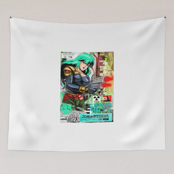 Item preview, Cyberpunk anime girl designed and sold by Paintbase.