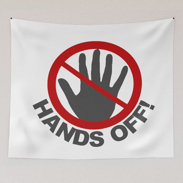 Item preview, Keep your hands off my property or body - White designed and sold by Riff7.