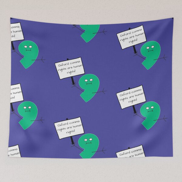 Item preview, Oxford Comma designed and sold by LoveGrub.