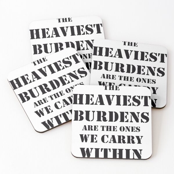 Item preview, The Heaviest Burdens Are The Ones We Carry Within designed and sold by SillyDarkShop.