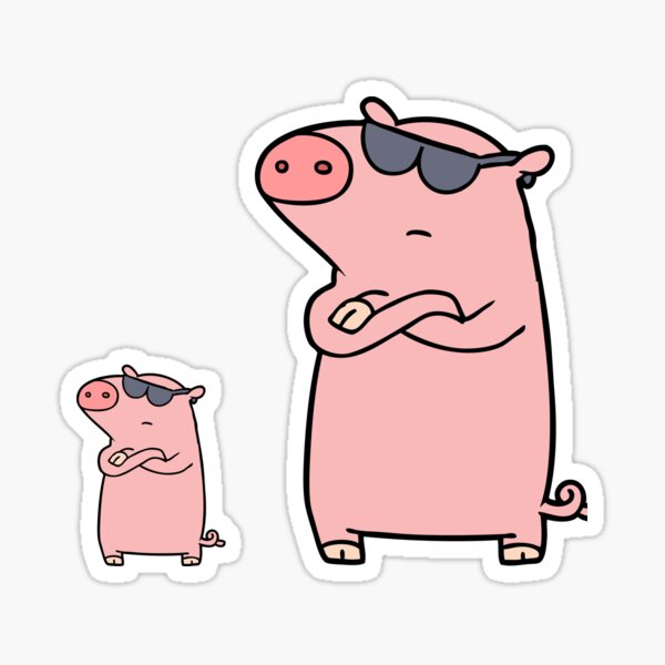 Item preview, Just two cool pigs designed and sold by ArtemeliaDesign.
