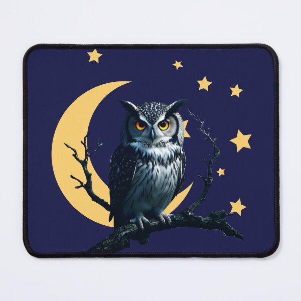 Item preview, Lunar Watcher: Owl Under the Stars designed and sold by Harmon Luxe Studio .
