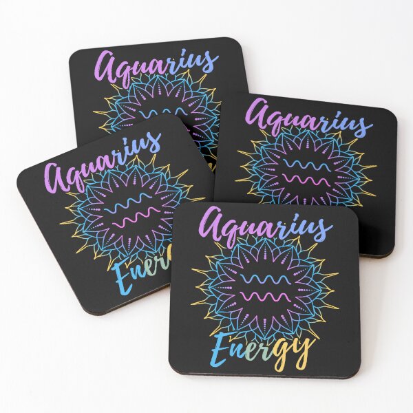 Item preview, Aquarius Energy Lotus Zodiac Art designed and sold by HAHA Tees & Things.