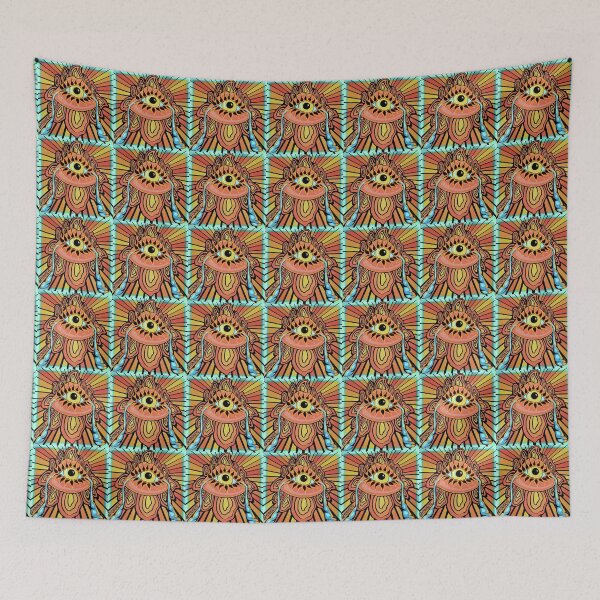 Item preview, Yoni Sunshine 5/5 teal trim (remix of the original)| Yonis Eye | Frisoli designed and sold by Alexandria Frisoli.
