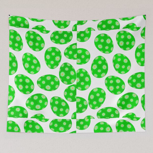 Item preview, King's Easter Hunt | Easter Hunt | Easter Eggs | Easter | Easter Designs | Green | Flowers | Art designed and sold by Kingcls.