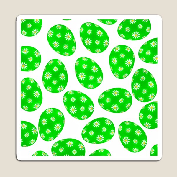 Item preview, King's Easter Hunt | Easter Hunt | Easter Eggs | Easter | Easter Designs | Green | Flowers | Art designed and sold by Kingcls.