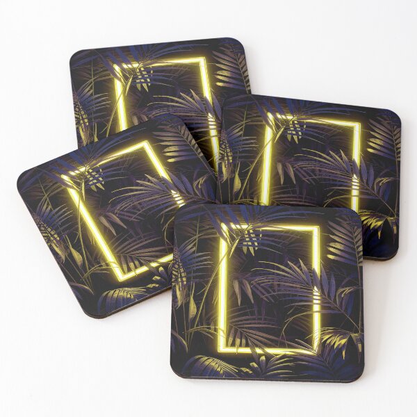 Item preview, Illuminated Tropical Haven - Yellow designed and sold by Exodoi.