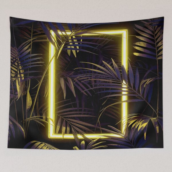 Item preview, Illuminated Tropical Haven - Yellow designed and sold by Exodoi.