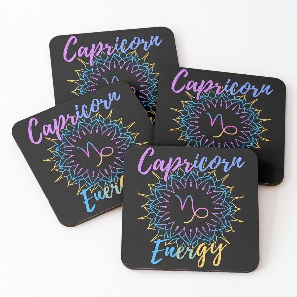 Item preview, Capricorn Energy Lotus Zodiac Symbol designed and sold by HAHA Tees & Things.