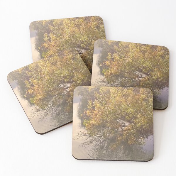 Item preview, Silent Autumn – River in the Mist- River in the Fog designed and sold by branaghbel.